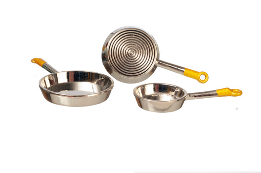 Aluminum Frying Pan Set, 3pc