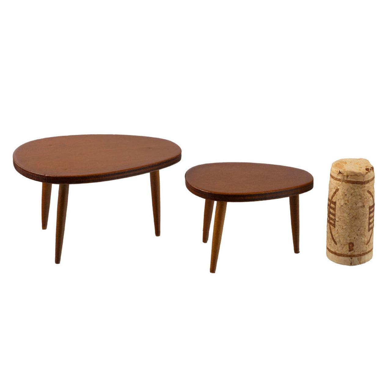 Mid Century Table Set, 2pc