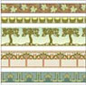 1/2" Scale Arts & Crafts Border Wallpaper