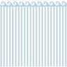 1/2" Scale Dover Stripe Blue Wallpaper