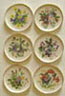 Butterflies & Flowers Dishes, 6