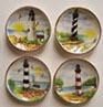 Lighthouse Plates, 4pcs