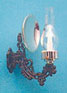 Wall Sconce, Colonial Reflector