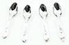 Teaspoons, Silver, 4pc