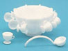 Punch Bowl Set, Minikit, White