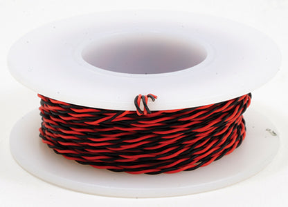Kynar Twisted, Red/Black Wire, 30 Feet