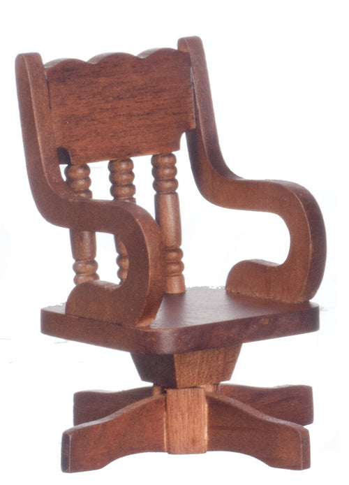 Swivel Chair, Walnut