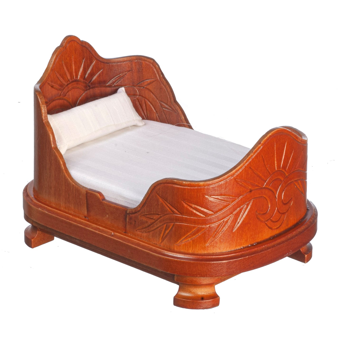 Sleigh Better Bed, Walnut