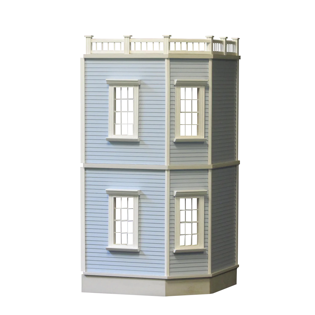 New Haven Empire with Additions & Trim Dollhouse Kit