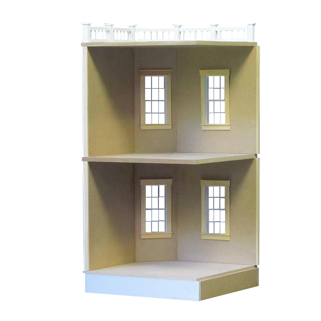 New Haven Empire with Additions & Trim Dollhouse Kit