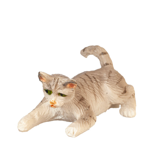 Cat, Playing, Gray