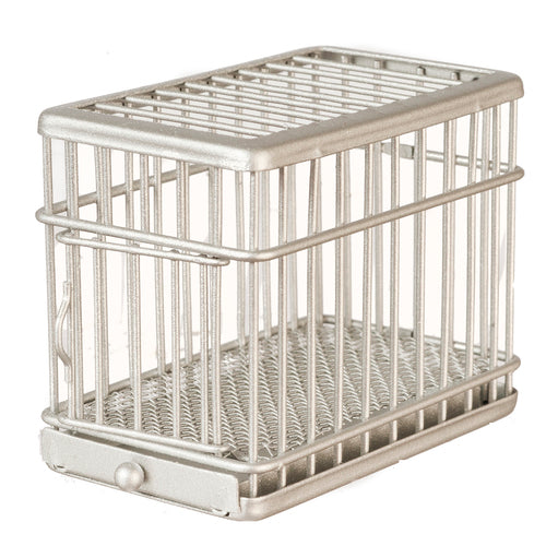 1/2" Scale Dog Cage, Silver