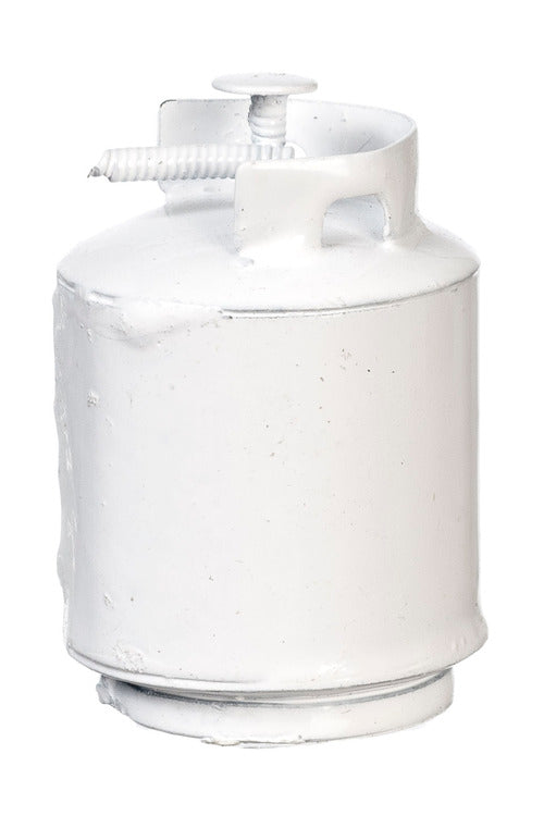 Propane Tank, White