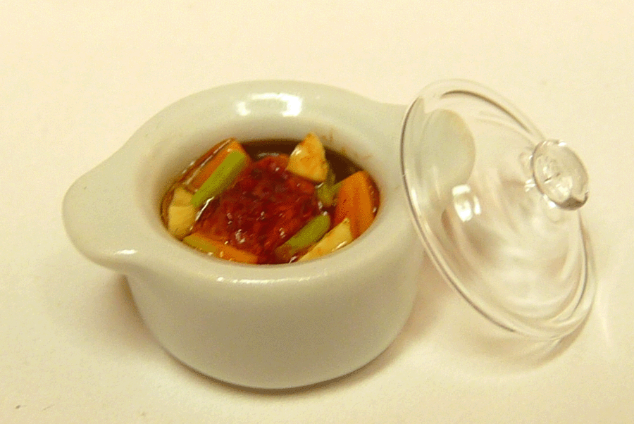 Beef Stew In Pot with Lid