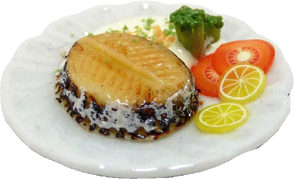 Salmon Steak Dinner