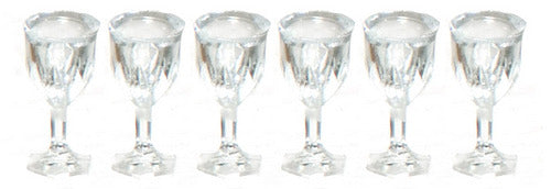 Cut Stemware Set, 6pc