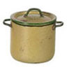 Pot With Lid, Large, Gold