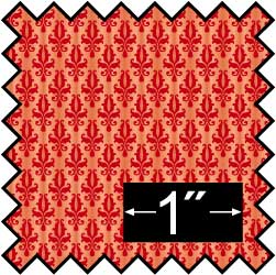 Silk Fabric, Damask Apricot