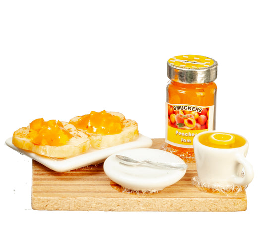 Toast Set On Board, Peach