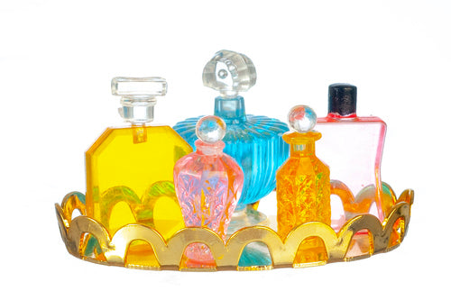 Perfume Tray With Removable Lids