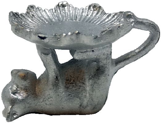 Cat Decorative Stand, Silver