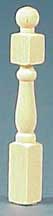 CCB0666, 1/2" Scale Newel Post,6pc