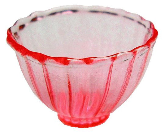 Crystal Pink Glass Bowl