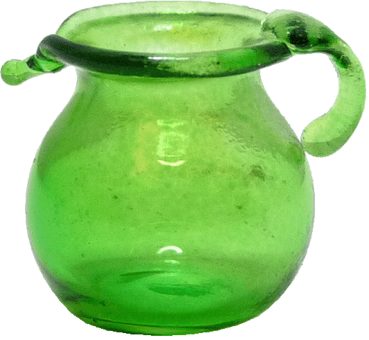 Glass Pitcher, Green