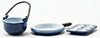 Blue Enamelware Cookware Set, 3pc