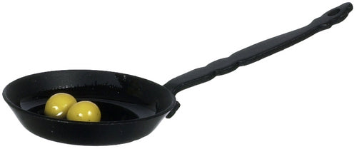 Frying Pan With Eggs, Black