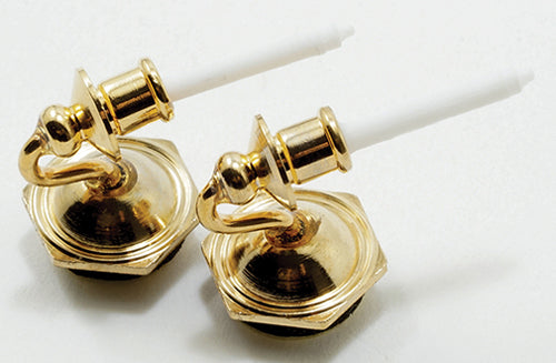 Pair of Candle Sconces, Gold