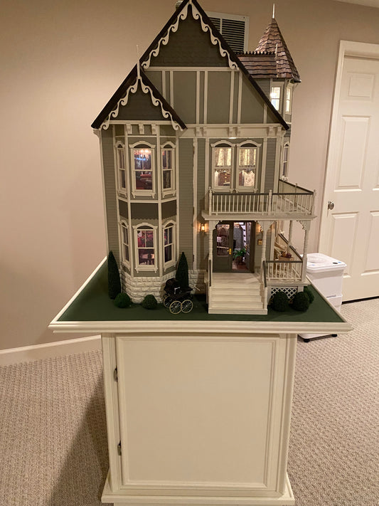 The Lawbre Shadow Cliff Victorian Dollhouse Completed