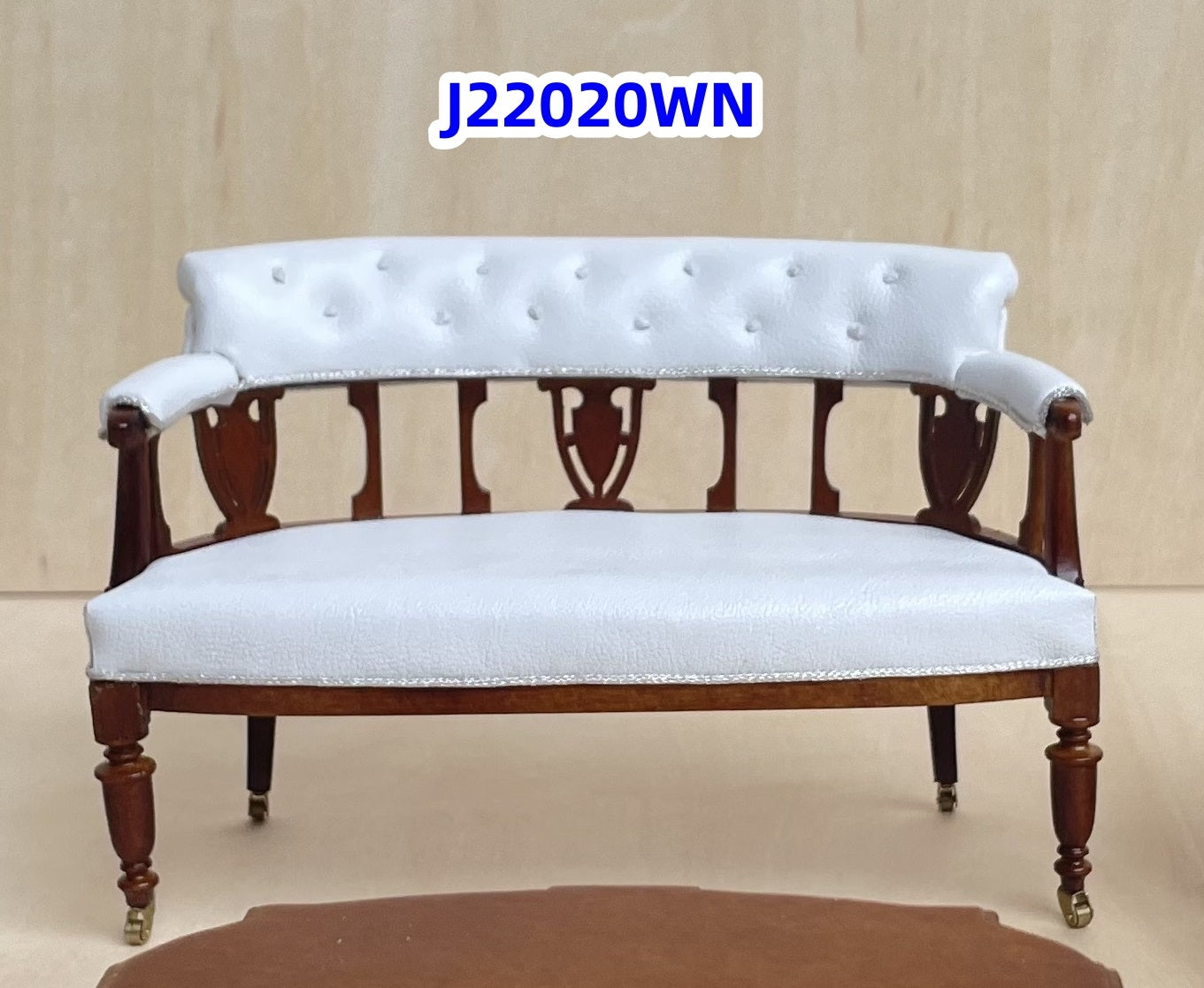 Victorian Settee with 2 Bow Back Chairs, New Walnut