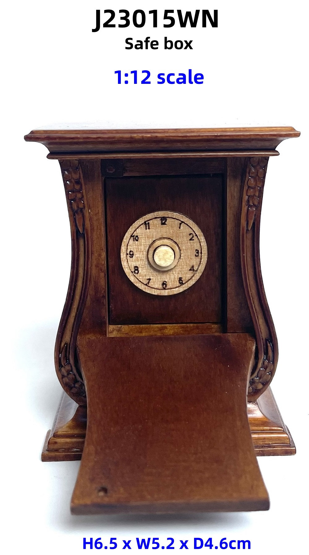 Victorian Safe Box, New Walnut