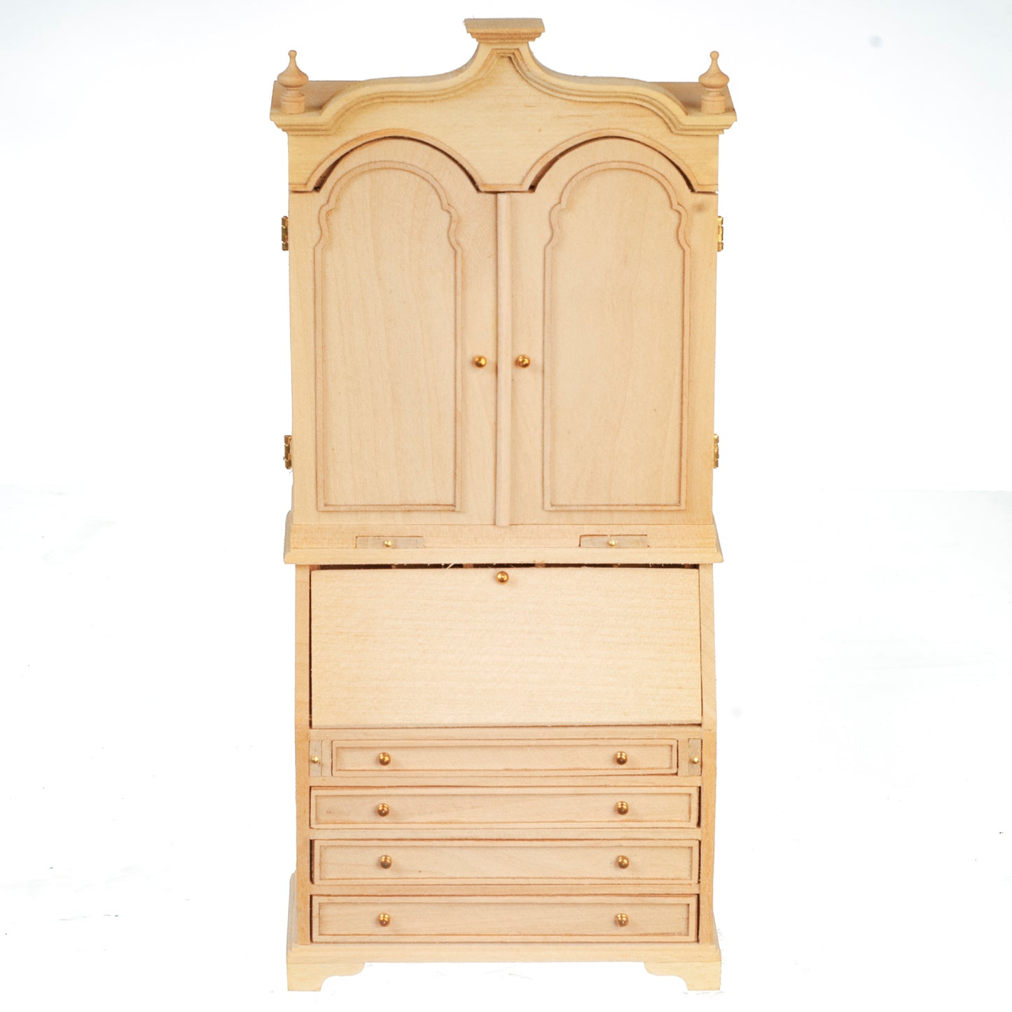 Chinoiserie Secretary Desk, Unfinished