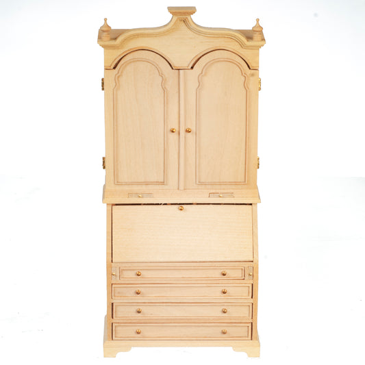 Chinoiserie Secretary Desk, Unfinished