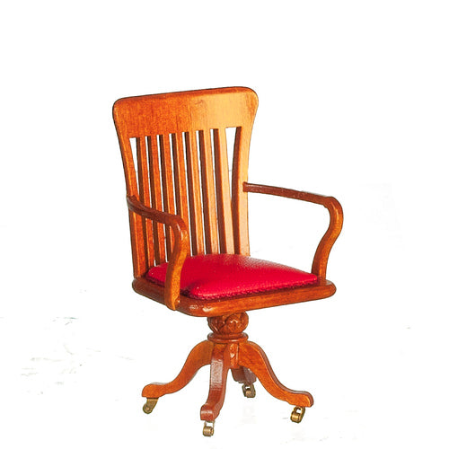 19th Century Office Chair, Walnut