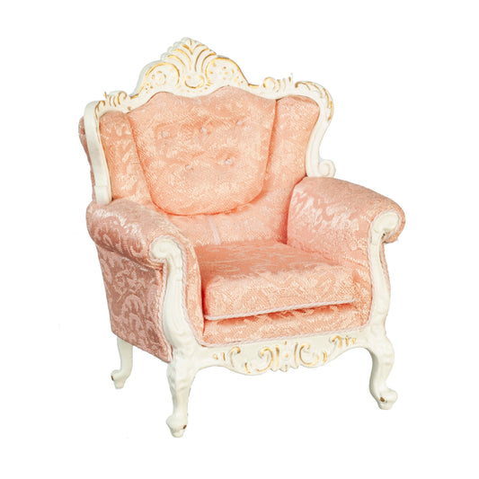 Louis XVI Rococo/Baroque Chair, Pink