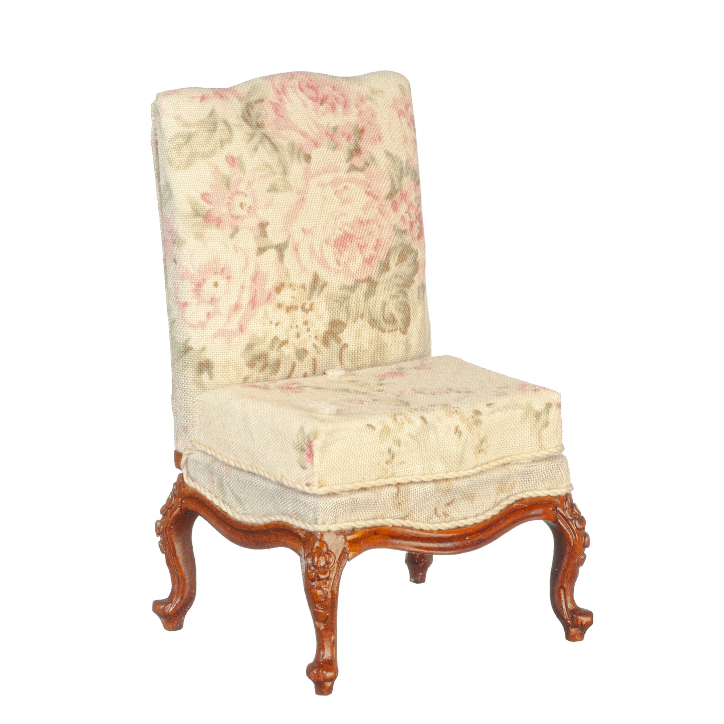 Accent or Bedroom Chair, Light Pink Floral