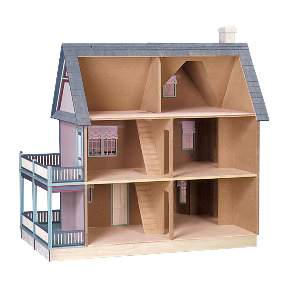 Victoria's Farmhouse Dollhouse Kit, MDF