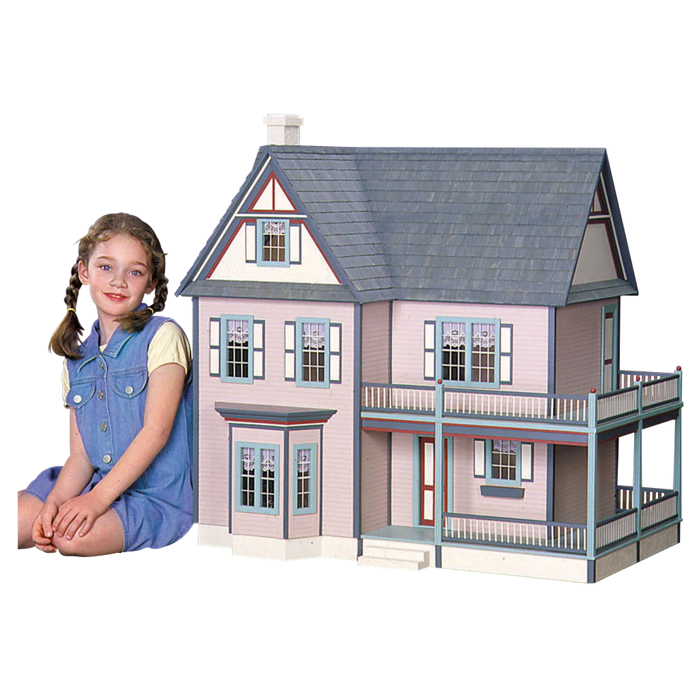 Victoria's Farmhouse Dollhouse Kit, MDF