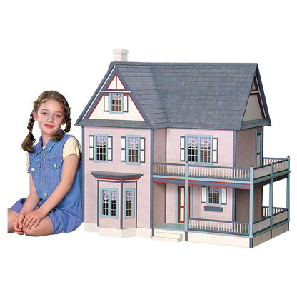 Victoria's Farmhouse Dollhouse Kit, MDF