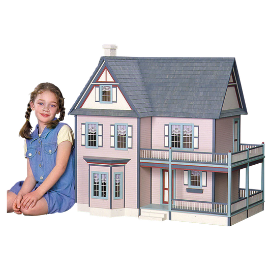 Victoria's Farmhouse Dollhouse Kit, MDF