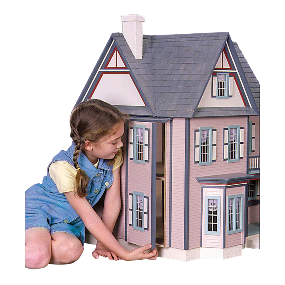 Victoria's Farmhouse Dollhouse Kit, MDF