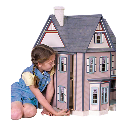 Victoria's Farmhouse Dollhouse Kit, MDF