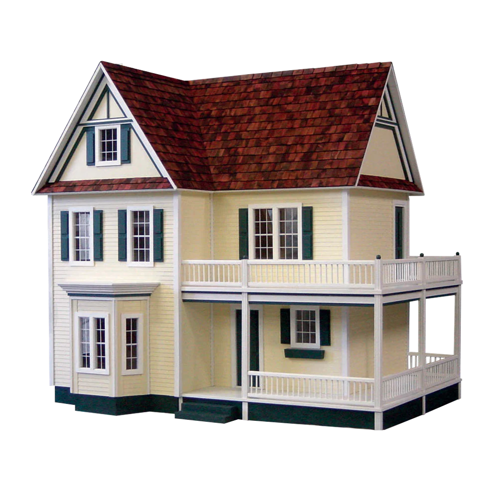 Victoria's Farmhouse Dollhouse Kit, MDF
