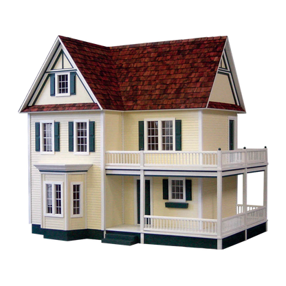 Victoria's Farmhouse Dollhouse Kit, MDF