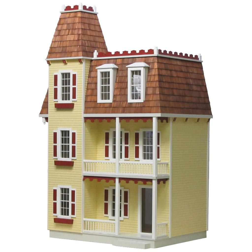 Alison Jr. Dollhouse, Milled MDF, Assembled Shell