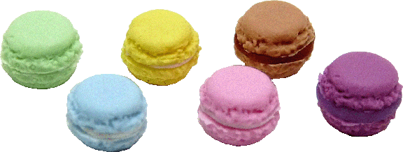 Macarons, Assorted, 6pc