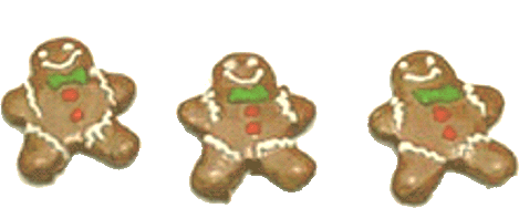 Gingerbread Men Cookies, 3pc